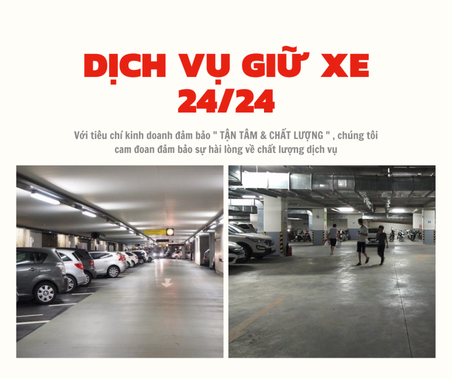 Các phương thức gửi xe ô tô 24/24