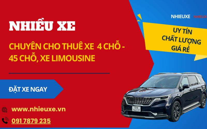 NHIEUXE.VN - Đơn vị cho thuê xe đi lễ hội Hoa Dã Quỳ uy tín