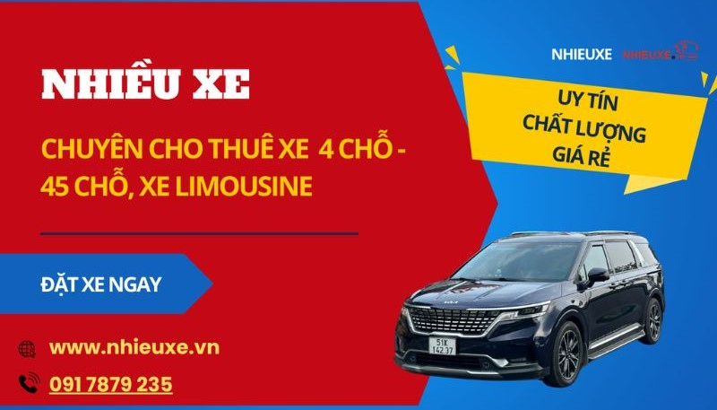 NHIEUXE.VN - Địa điểm thuê xe đi Đồng Nai uy tín