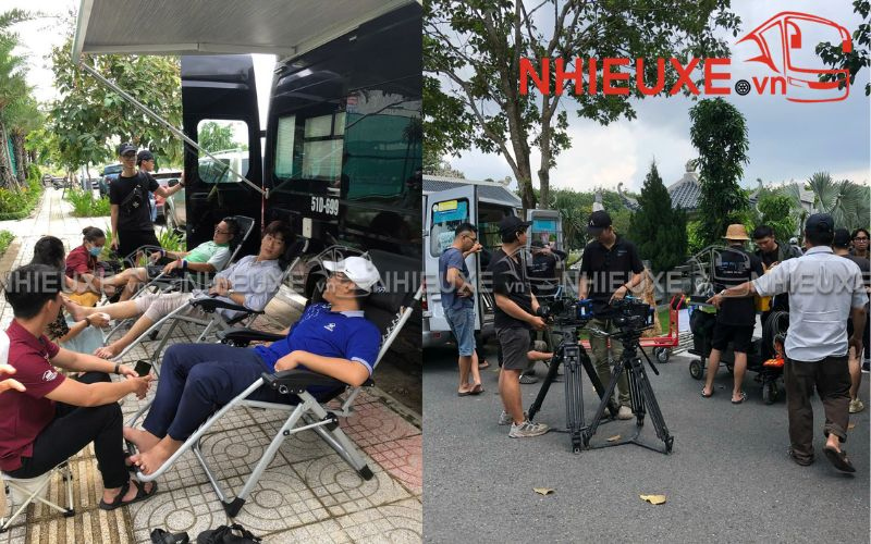 Thuê xe mobihome phục vụ đoàn làm phim