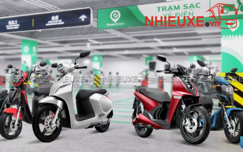 cách sạc xe máy điện vinfast tại trạm sạc