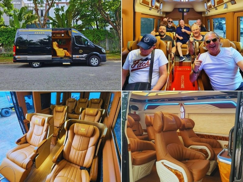 Nội thất của xe Limousine 9 chỗ tại Nhiều Xe