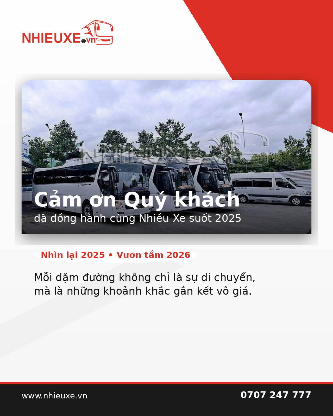 Lời Tri Ân Từ NHIEUXE.VN: Đồng Hành Vững Bước Năm 2025, Bứt Phá Năm 2026