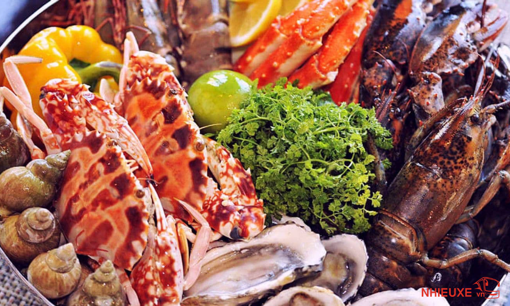 hải sản tại đảo Thạnh An Cần Giờ
