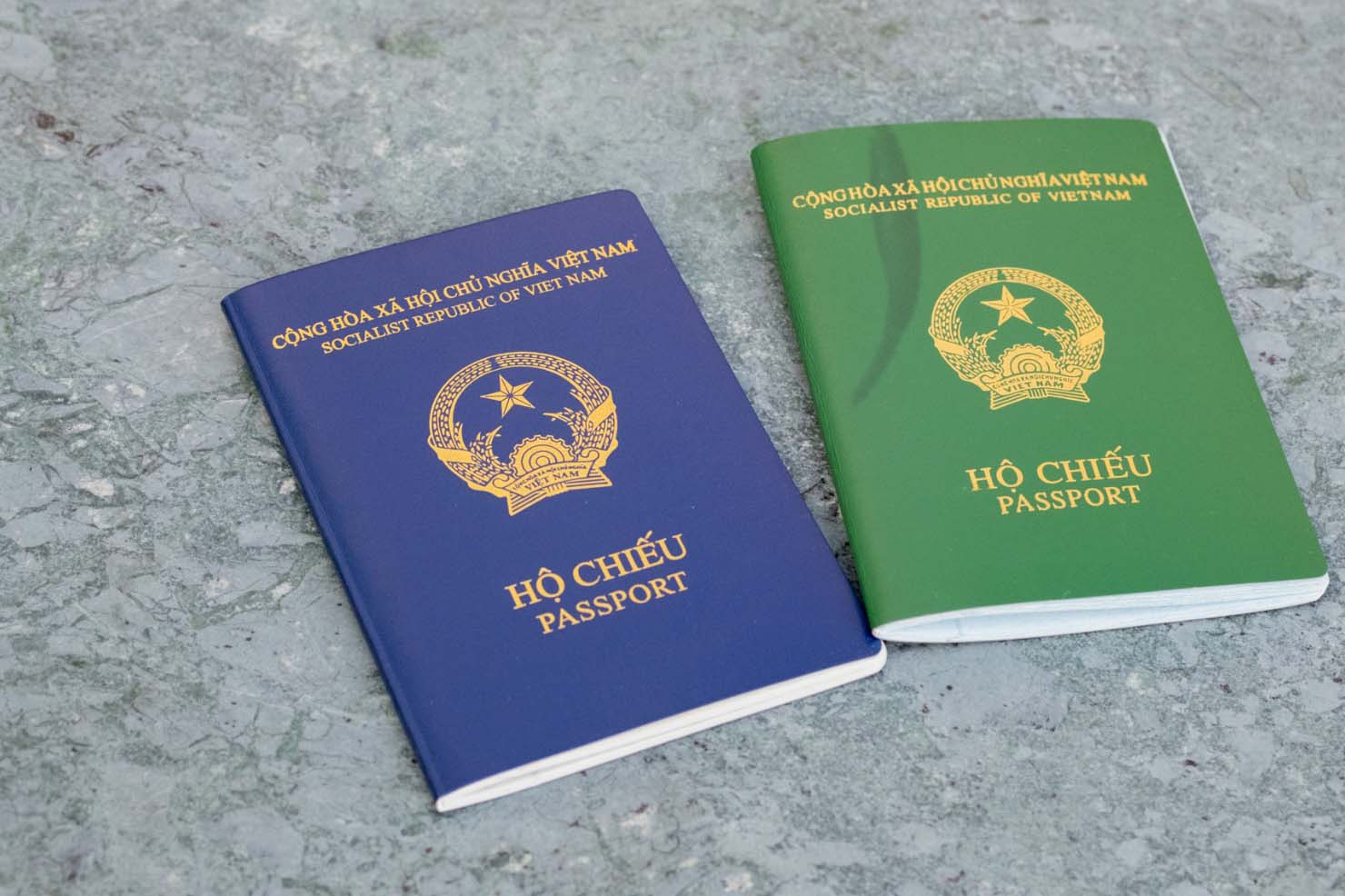 Hình ảnh hộ chiếu Việt Nam mẫu mới và cũ