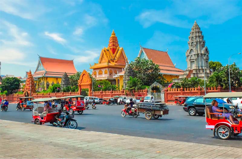 Hình ảnh thành phố du lịch Phnom Penh Campuchia