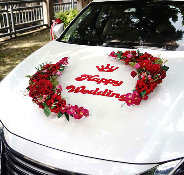 Top 50+ mẫu trang trí xe hoa ngày cưới đẹp bạn có thể tham khảo